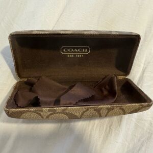 Coach Brown Sunglasses Case